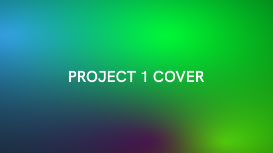 Cover del primo progetto