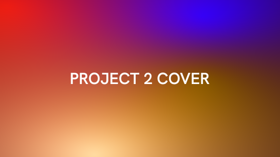 Cover del primo progetto
